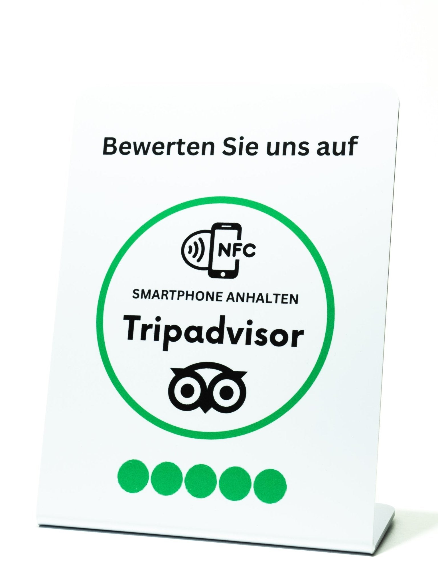 NFC - Aufsteller für mehr Tripadvisor Bewertungen - Custom Ratings